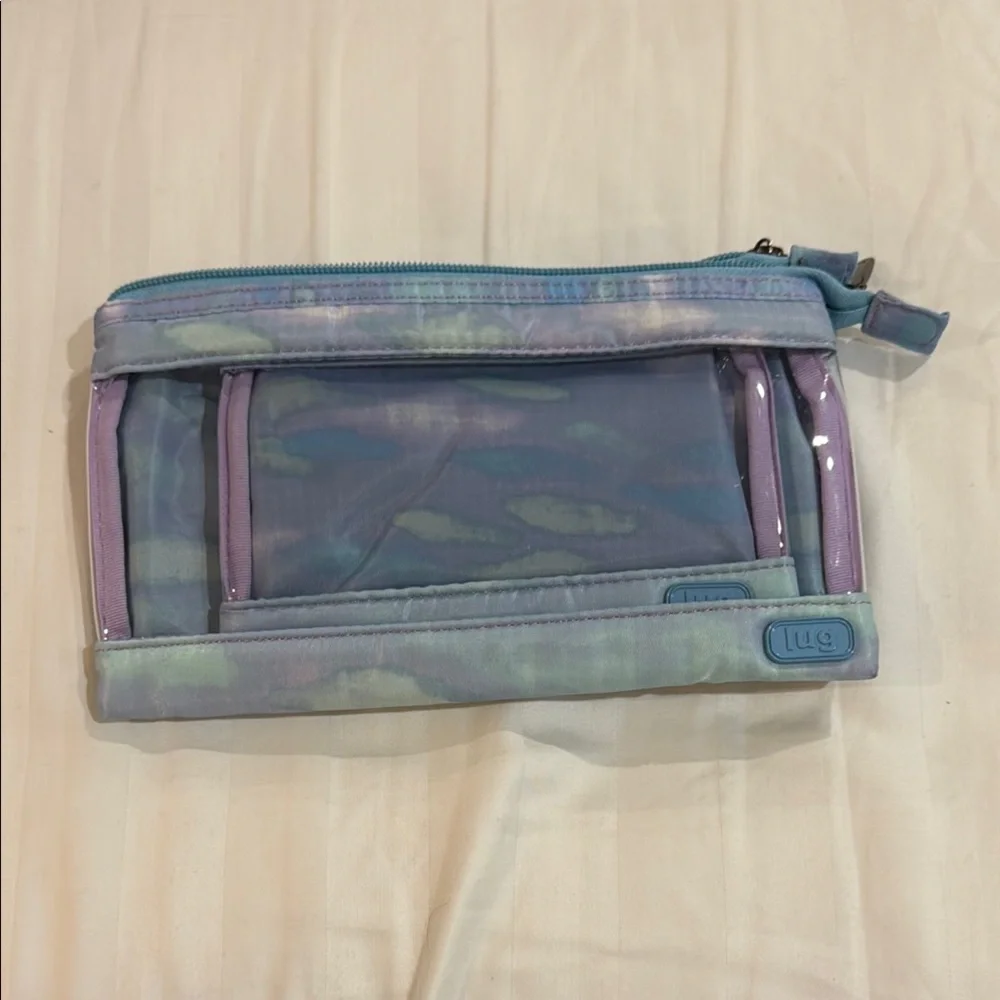 Lug Transport Pastel Blue and Lavender Pouch Duo
